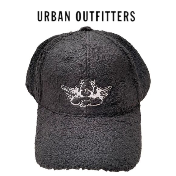 NEW Boys Lie Women's Black Sherpa Baseball Cap Hat - Picture 3 of 4